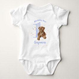 1:a födelsedagen Nalle Baby Bodykostym T Shirt