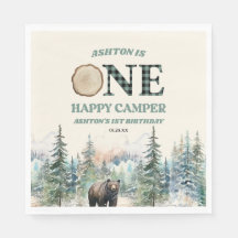 1:a födelsedagen Party i Lycklig