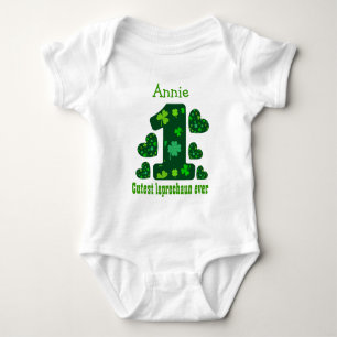 1:a födelsedagen St Patrick's Cutest Leprechaun nå T Shirt