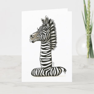 1:a födelsedagen Zebra! Kort