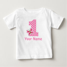 1:a födelsedagstjuvens fjäril-Personlig T Shirt