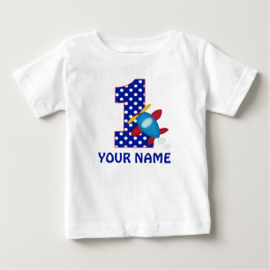 1:a födelsedagstorgsflygets Personlig Shirt Tee