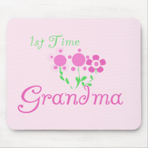 1:a gången Grandma-Rosa Flowers Musmatta