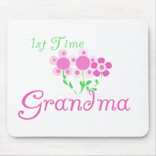 1:a gången Grandma-Rosa Flowers Musmatta