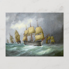 1:a generationens batterilösningar 1884 vykort