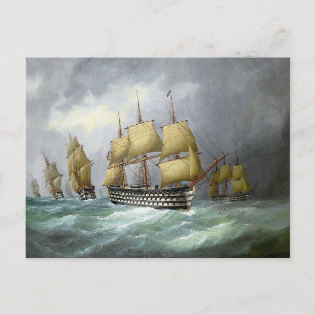 1:a generationens batterilösningar 1884 vykort (Framsida)