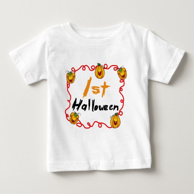 1:a Halloween-skjortor och -gåvor T-shirt (Framsida)