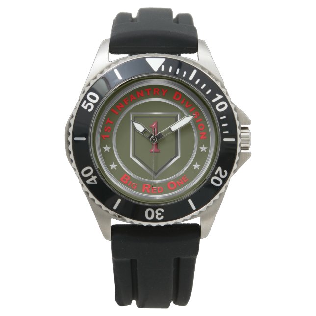1:a infanteridivisionen armbandsur (Framsida)