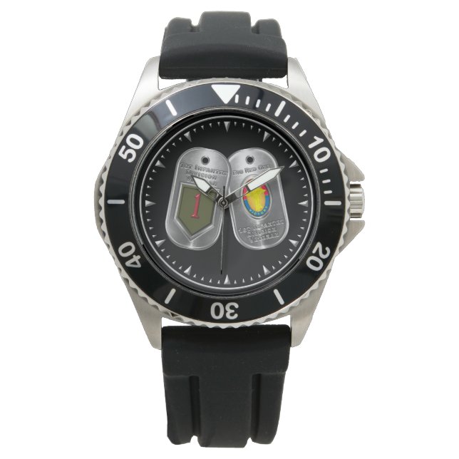 1:a infanteridivisionen armbandsur (Framsida)