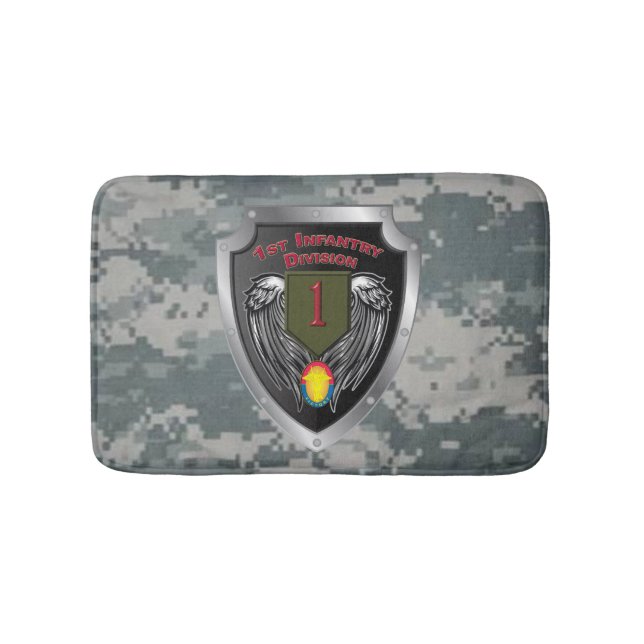 1:a infanteridivisionen  badrumsmatta (Framsidan)