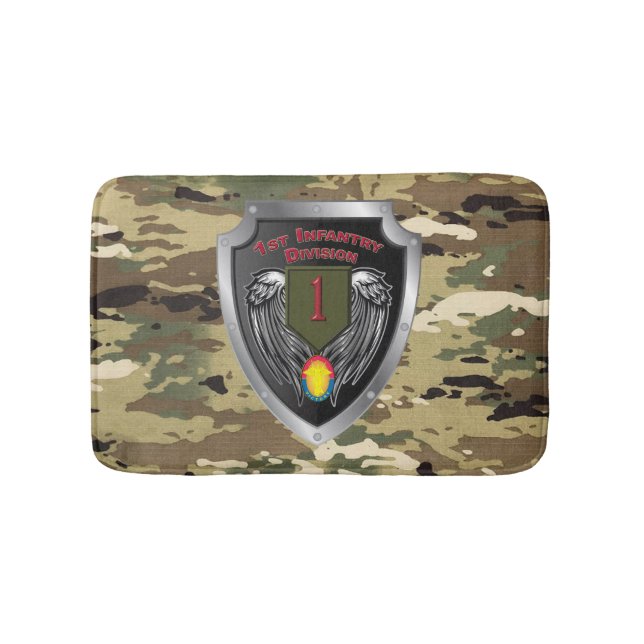 1:a infanteridivisionen  badrumsmatta (Framsidan)