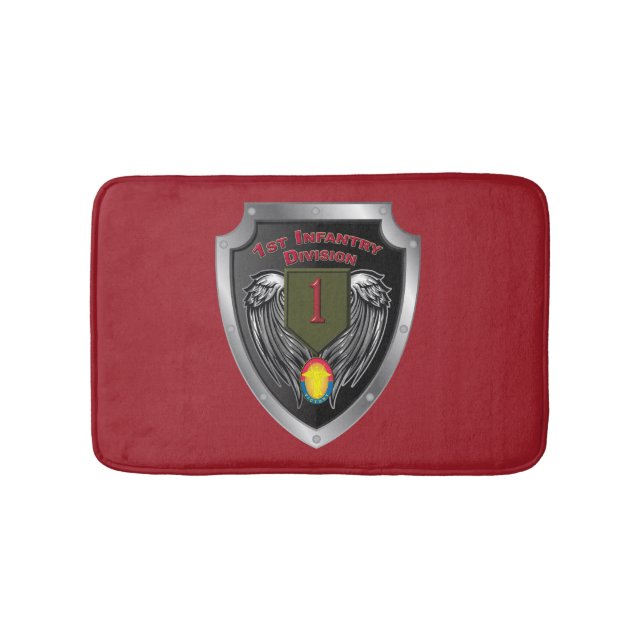 1:a infanteridivisionen  badrumsmatta (Framsidan)