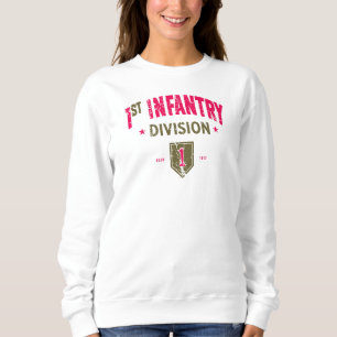 1:a infanteridivisionen "Big Red One" (stor röd en T Shirt