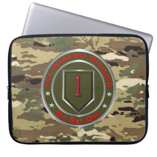 1:a infanteridivisionen laptop fodral