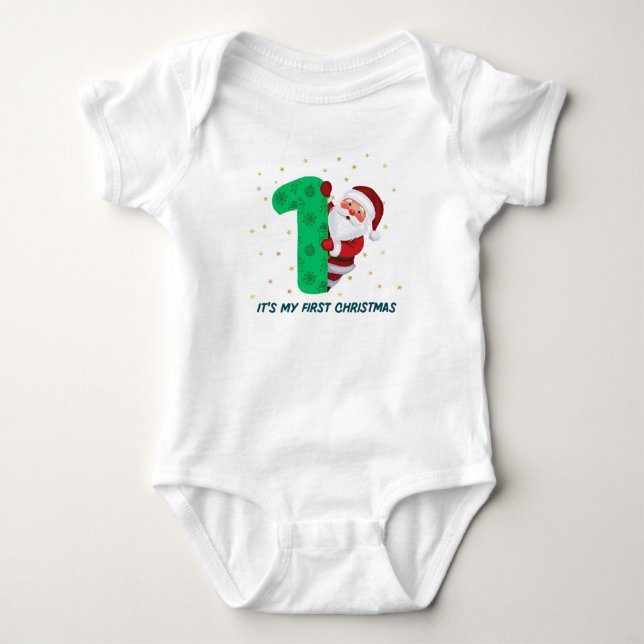 1:a julbabyn  t shirt (Framsida)