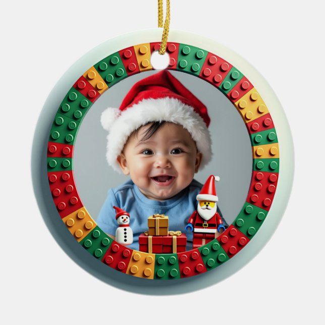 1:a julen 2-sidig, Santas käresta Julgransprydnad Keramik (Framsidan)
