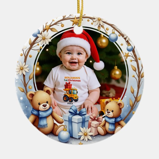 1:a julen 2 sidor, Santas käresta Julgransprydnad Keramik (Framsidan)