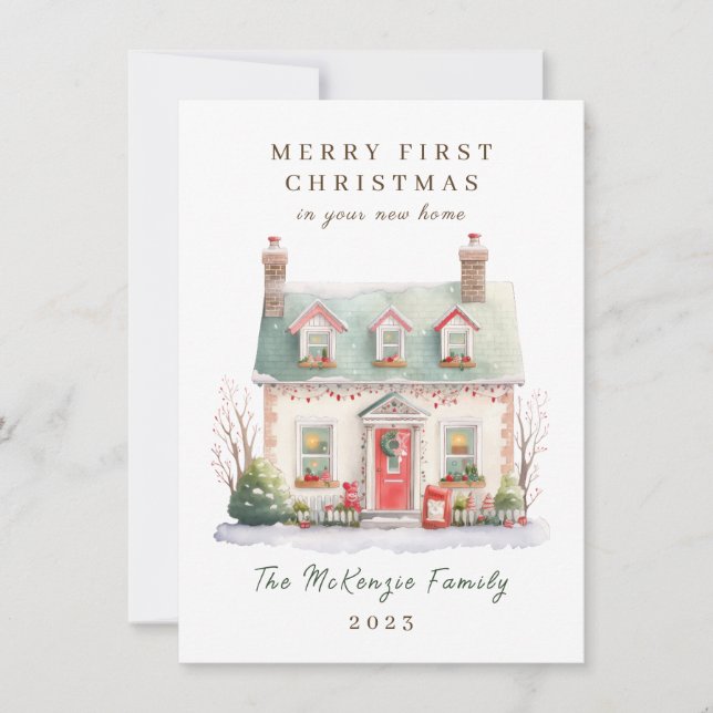 1:a julen i nya hemmet (Framsida)