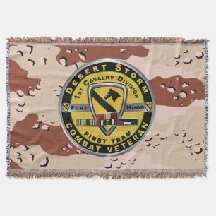 1:a kavalleridivisionen Desert Storm Veteran Filt