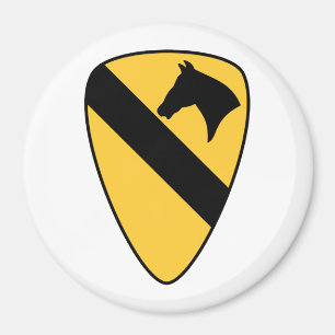 1:a kavalleridivisionen Patch Patriotic Magnet