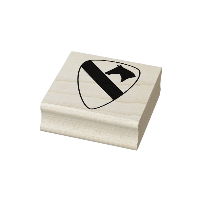 1:a kavalleridivisionen Patch Patriotic Stämpel (Stämpel)