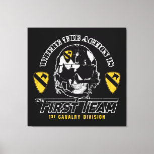 1:a kavallerienheten canvastryck