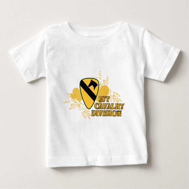 1:a kavallerienheten tee shirt (Framsida)