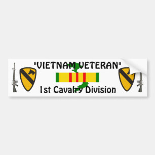 1:a Kavalry Div-klistermärke Bildekal