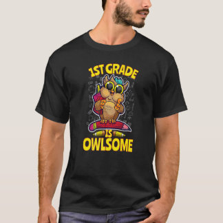 1:a klass är fantastisk tillbaka till skolan uggla t shirt