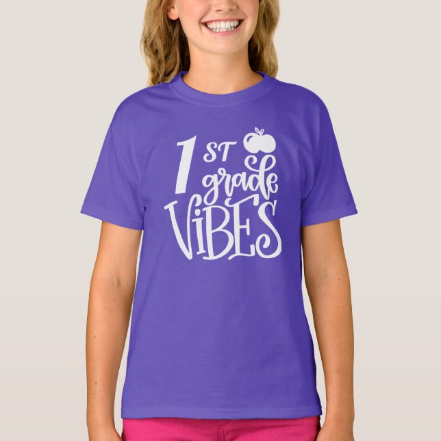 1:a klass återkomst till skolan t shirt (Framsida)