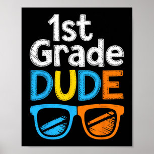1:a Klass Bruh First Klass Back to school för Poster