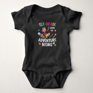1:a klass där äventyret börjar Tillbaka till skola T Shirt