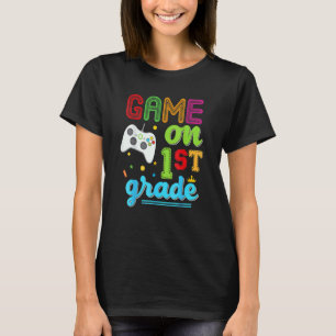 1:a klass Game On First Video Controller Lärare K T Shirt