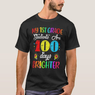 1:a Klass-läraren 100 dagar Bristen 100:e dagen i T Shirt