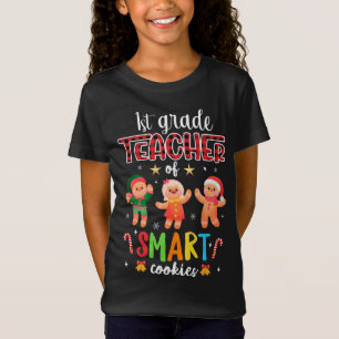 1:a Klass-läraren i Smart Cookies Gingergold Chr T Shirt