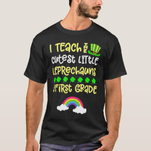 1:a Klass-läraren St Patrick Day First Rainbow Lep T Shirt