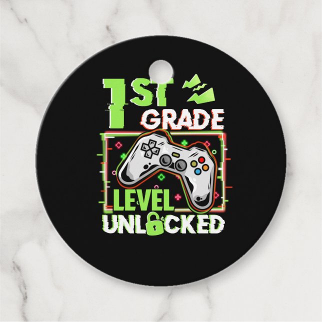 1:a Klass-nivån olåst Gåvor Etiketter (Framsida)