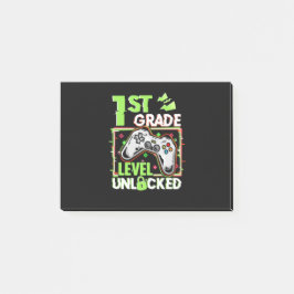 1:a Klass-nivån olåst Post-it Block