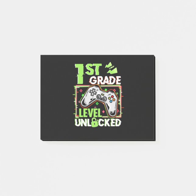 1:a Klass-nivån olåst Post-it Block (Framsida)