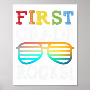 1:a Klass Sten, första Klass-torget Back to school Poster