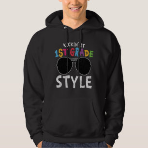 1:a klass stil första dagen på skolan elevpresent hoodie