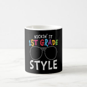 1:a klass stil första dagen på skolan elevpresent kaffemugg