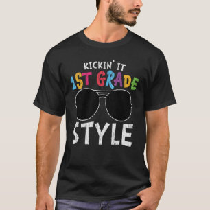 1:a klass stil första dagen på skolan elevpresent t shirt