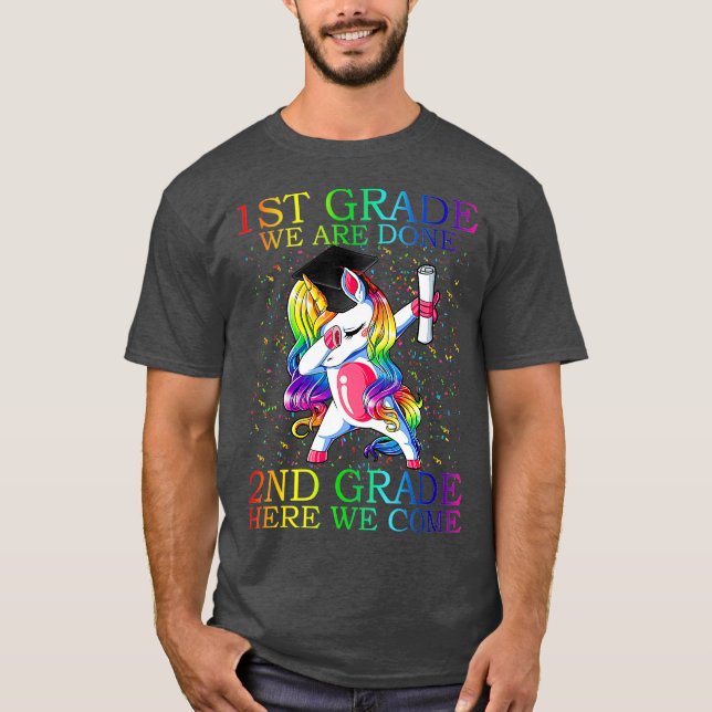 1:a Klass Studenten Magic Unicorn T Shirt (Framsida)