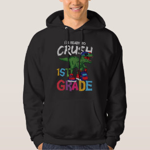 1:a klassens dinosaurie tillbaka till skolan elevp hoodie