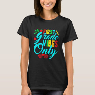 1:a klassens vibbar lärare pojkar flickor tillbaka t shirt