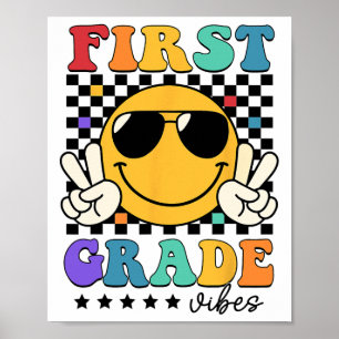 1:a klassens vibbar Leende ansikte Tillbaka till s Poster