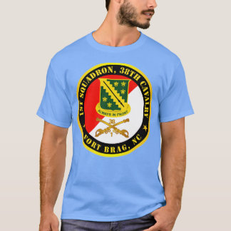 1:a kvadraten, 38:e kavalleriet Fort Bragg NC w DU T Shirt