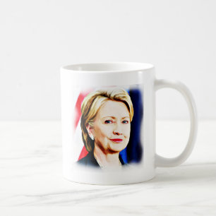 1:a kvinnans president Hillary Clinton 2016 Kaffemugg