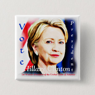 1:a kvinnans president Hillary Clinton 2016 Knapp